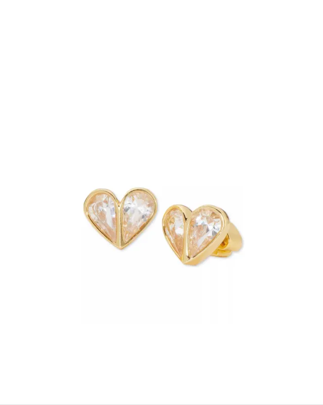 Kate Spade Heart Stud Earrings sold by Ruumur