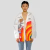 Members Only Women's Bugs Oversized Jacket sold by Ruumur