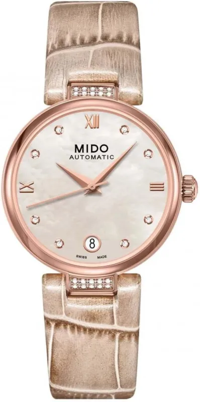 Mido Women's Baroncelli II 33mm Automatic Watch M0222076611612 sold by Ruumur
