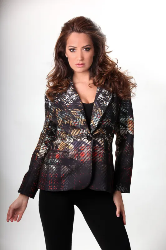 Angel Apparel Graphic Blazer sold by Ruumur