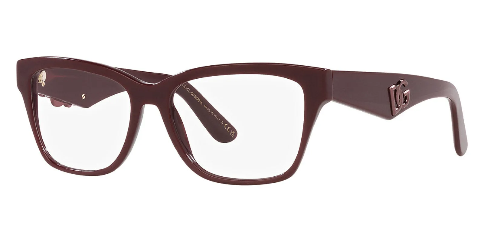 Dolce & Gabbana Women's Fashion DG3370-3091-54 54mm Bordeaux Opticals sold by Ruumur