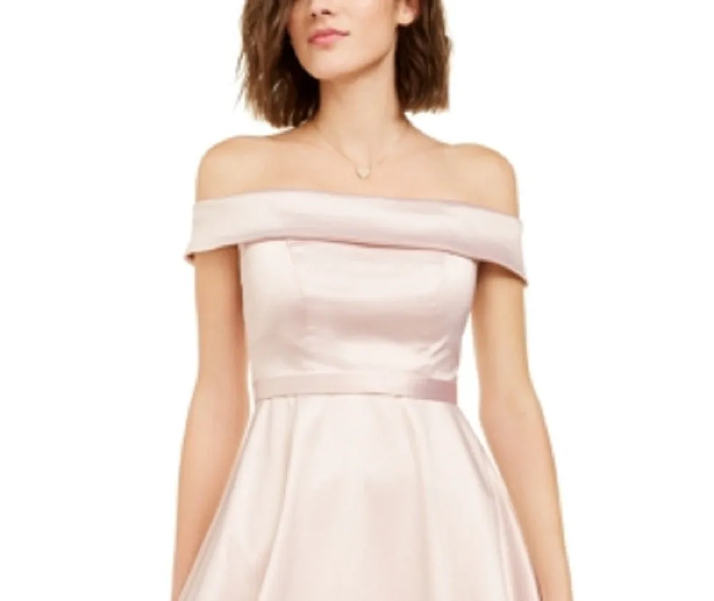 Sequin Hearts Women's Solid Cocktail Dress Pink Size 3 sold by Ruumur product image thumbnail 2