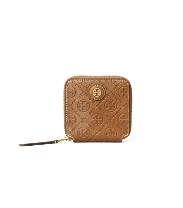Tory Burch Moose T Monogram Leather Bi-Fold Wallet sold by Ruumur