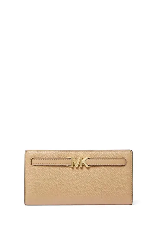 Michael Kors Women's Camel Reed Large Snap Wallet sold by Ruumur