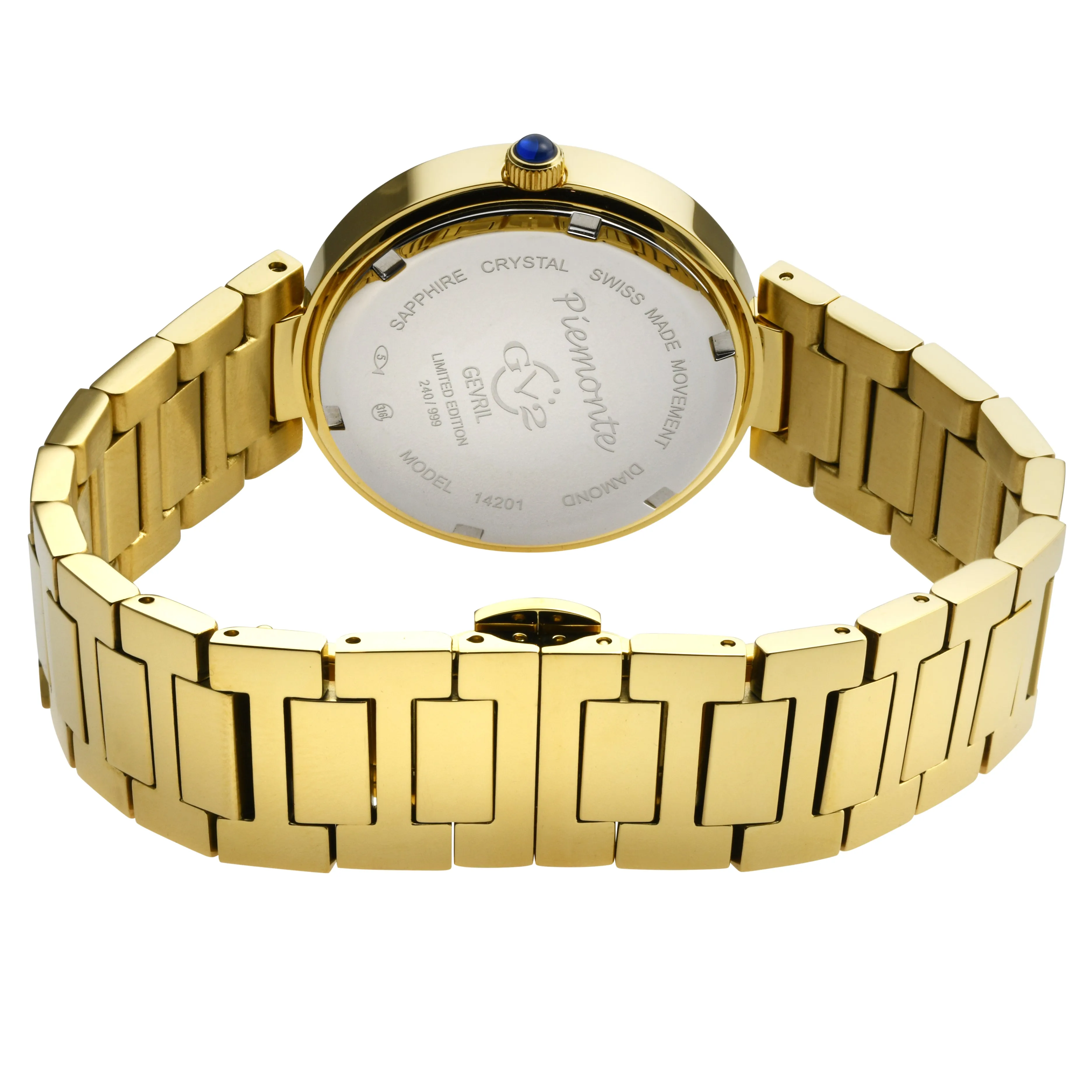 GV2 by Gevril Women's Piemonte 36mm Quartz Watch 14201B sold by Ruumur product image thumbnail 3