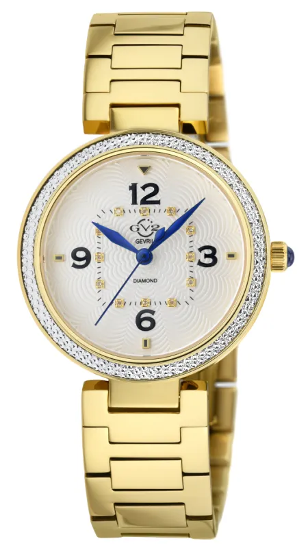 GV2 by Gevril Women's Piemonte 36mm Quartz Watch 14201B sold by Ruumur