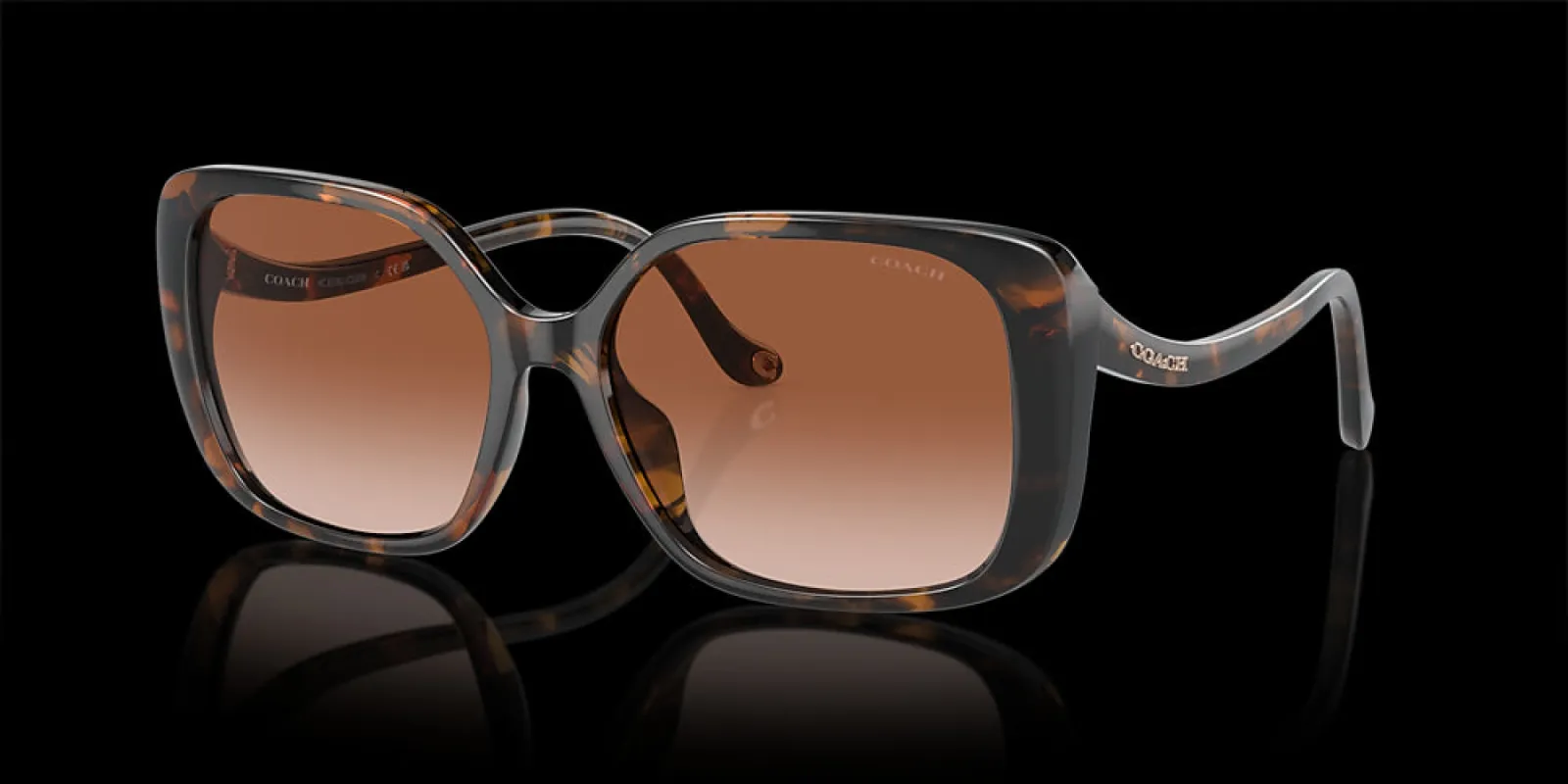 Coach Women's 56mm Dark Tortoise Sunglasses HC8376U-512013-56 sold by Ruumur