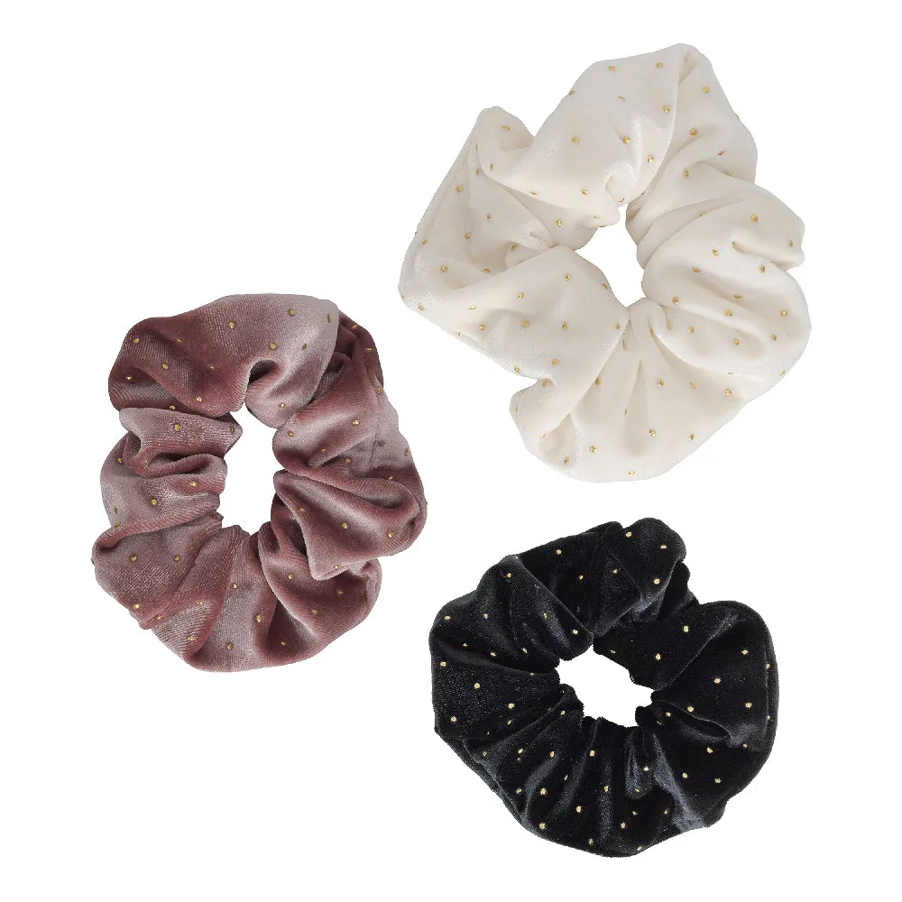 VELVET BEADED SCRUNCHIES BUNDLE OF 3 sold by Ruumur