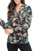 Tommy Hilfiger Women's Floral Peasant Blouse Navy Size S sold by Ruumur