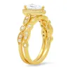 Sterling Silver 2pc CZ Stackable Ring Set sold by Ruumur