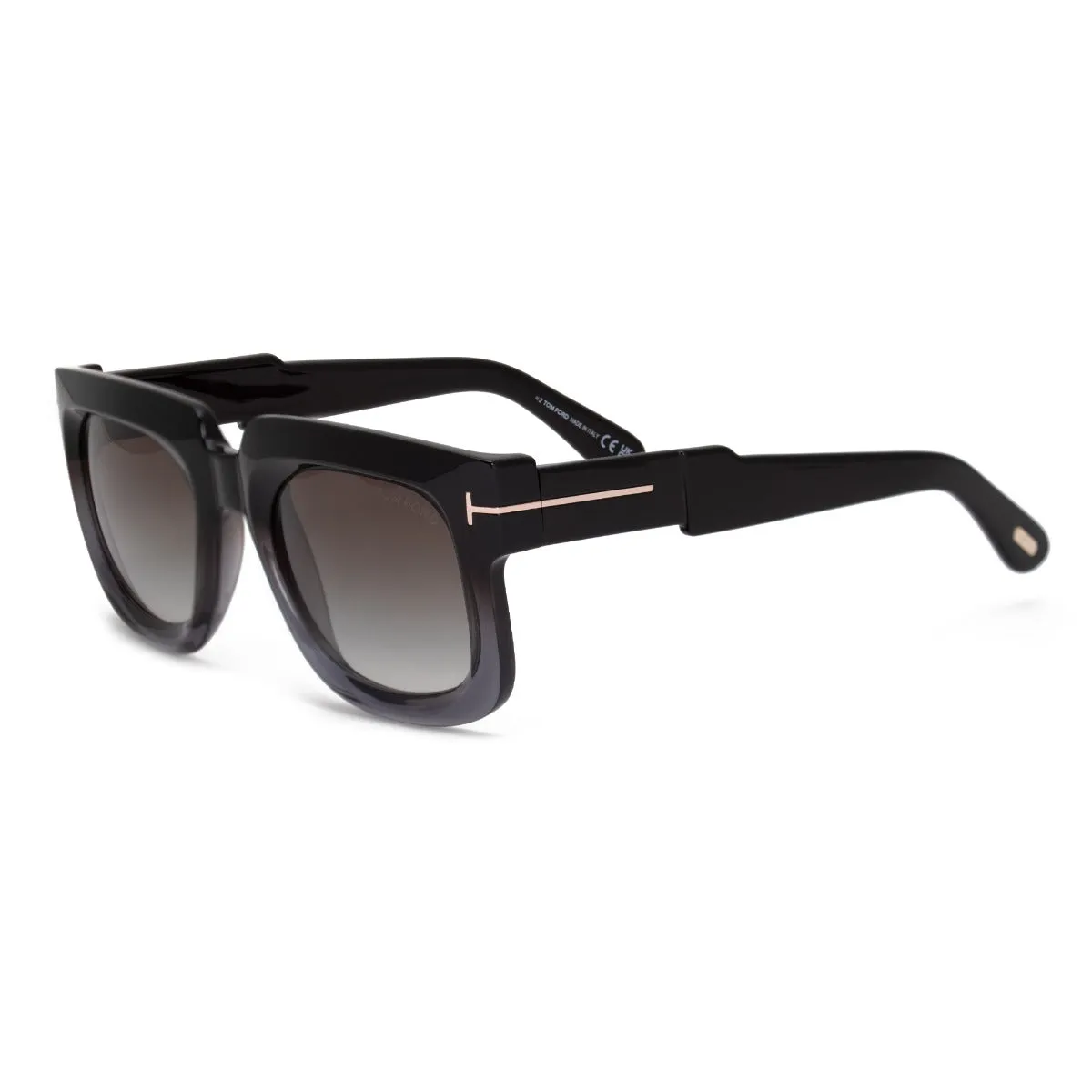 Tom Ford Square Sunglasses FT0729 05B 53 sold by Ruumur