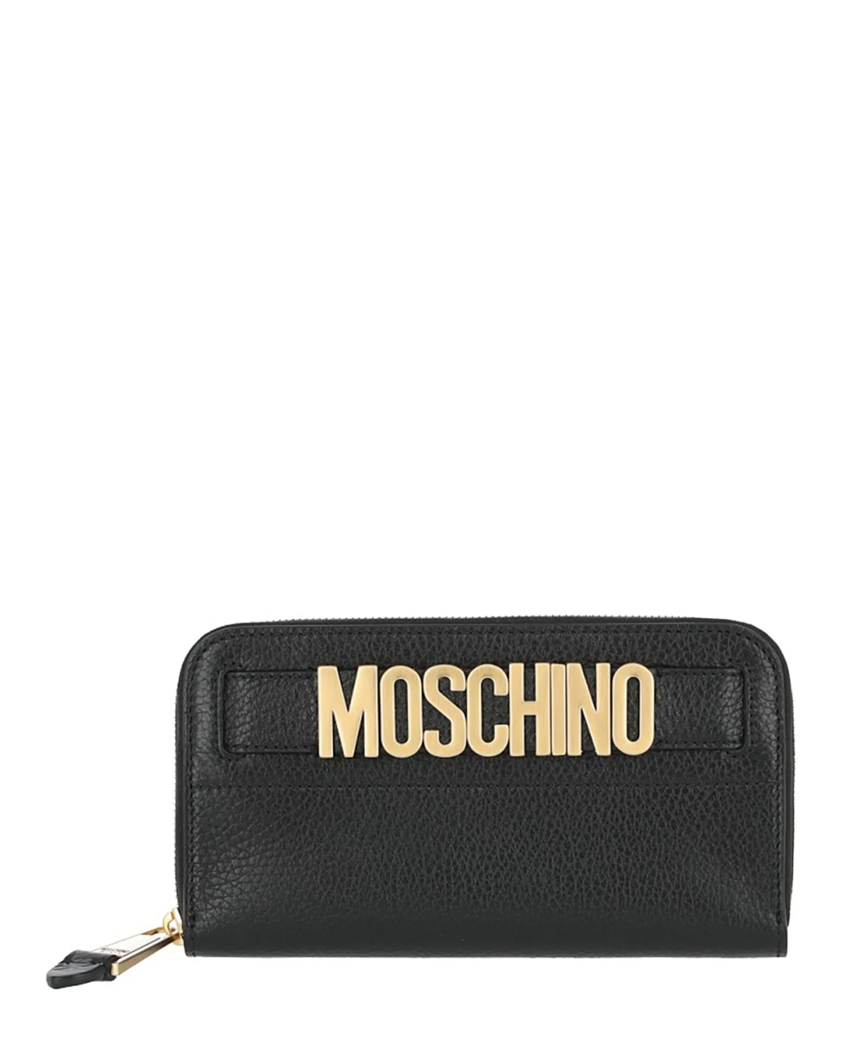 Moschino Zip Around Leather Wallet sold by Ruumur