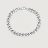 Hypoallergenic 8mm Curb Chain Bracelet sold by Ruumur