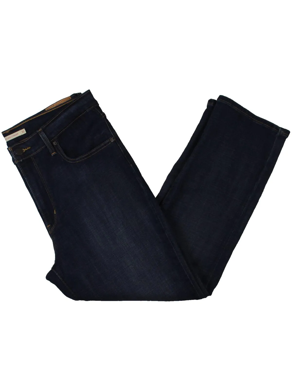 Levi's Women's High Rise Straight Stretch Cropped Jeans Blue Size 29 sold by Ruumur