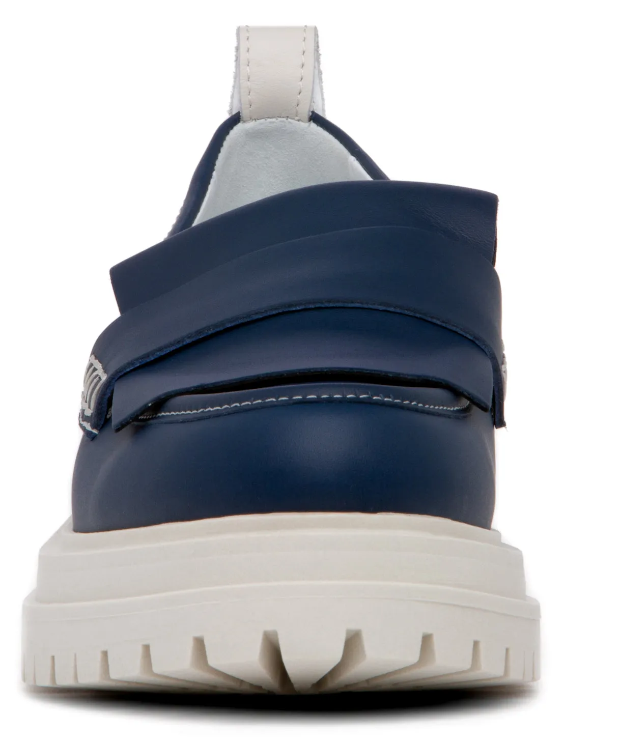 Federica Navy Leather Loafer sold by Ruumur product image thumbnail 5