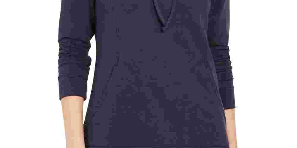 32 Degrees Women's Funnel-Neck Top Blue Size X-Small sold by Ruumur product image thumbnail 3