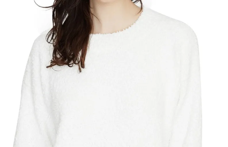 Sanctuary Women's Long Sleeve Jewel Neck Top White Size Medium sold by Ruumur product image thumbnail 2