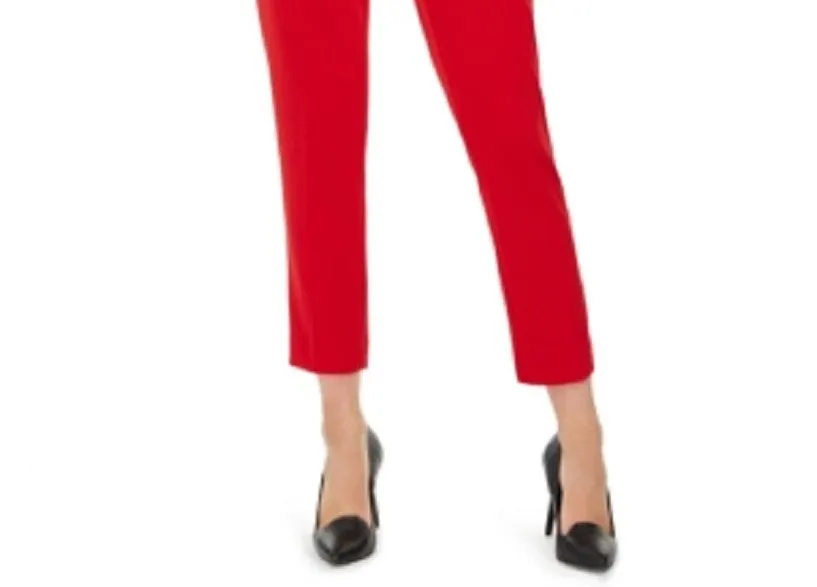 Calvin Klein Women's Dress Pants Pleated Mid Rise Red Size 16 sold by Ruumur product image thumbnail 3