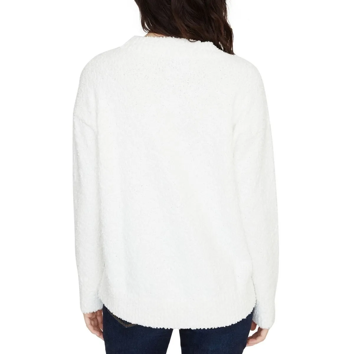 Sanctuary Women's Long Sleeve Jewel Neck Top White Size Medium sold by Ruumur product image thumbnail 3