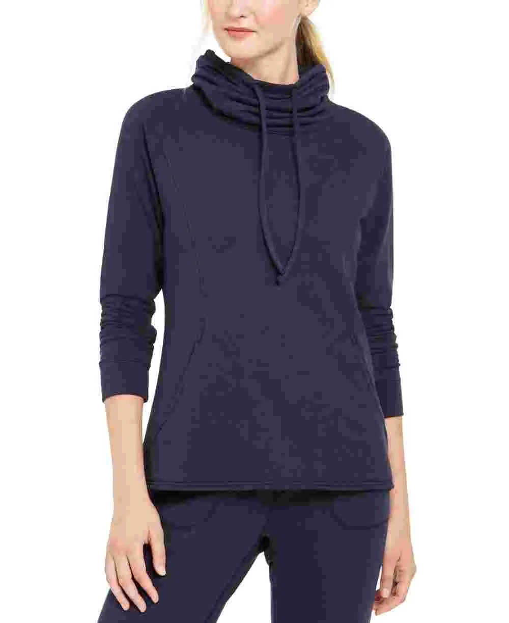 32 Degrees Women's Funnel-Neck Top Blue Size X-Small sold by Ruumur