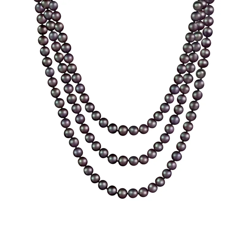 Splendid Pearls Endless 80" Pearl Necklace sold by Ruumur
