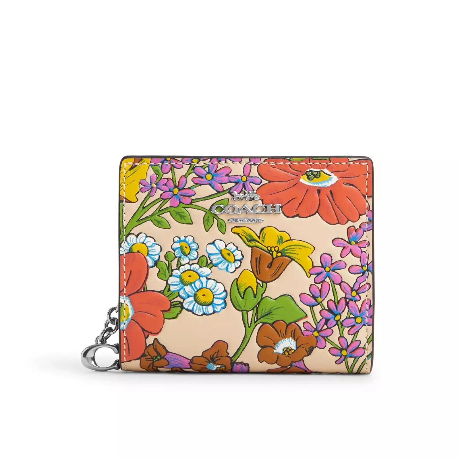 Coach Snap Wallet With Floral Print sold by Ruumur