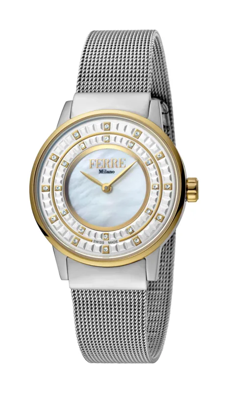 Ferre Milano Women's Donna Cremona 32mm Quartz Watch FM1L102M0091 made by Ruumur