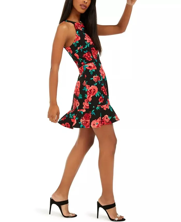 BCX Women's Floral-Print Flounce Dress Red Size 13 sold by Ruumur product image thumbnail 3