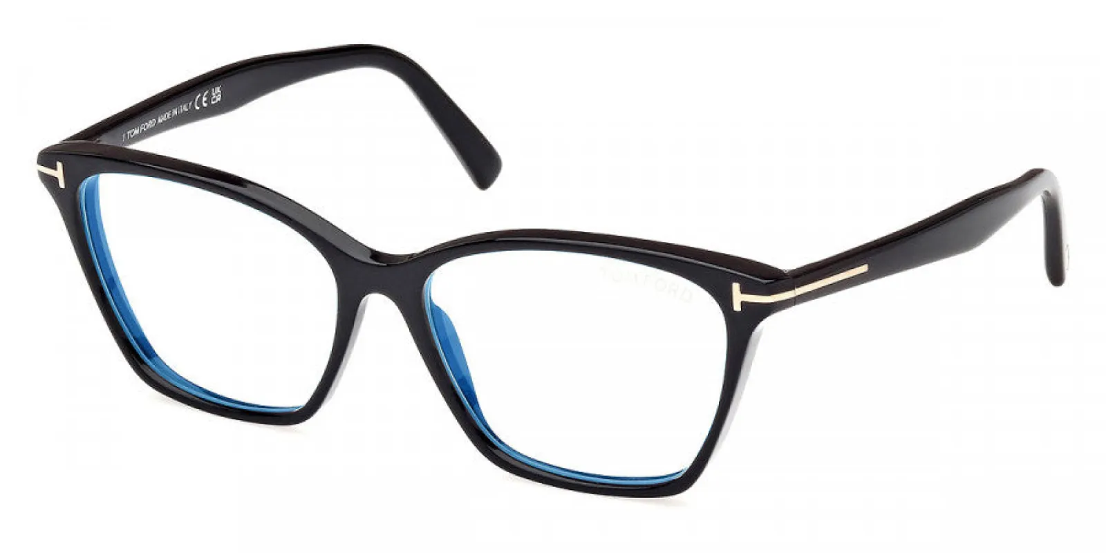 Tom Ford Women's T-Logo 56mm Shiny Black Opticals FT5949-B-001-56 sold by Ruumur