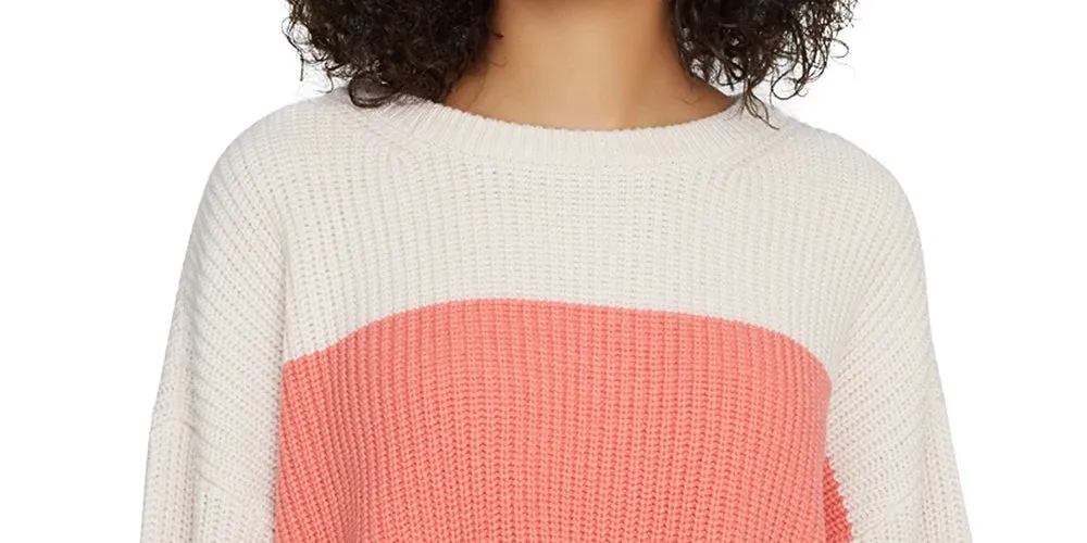 Sanctuary Women's Block Long Sleeve Crew Neck Sweater Pink Size X-Small sold by Ruumur product image thumbnail 2