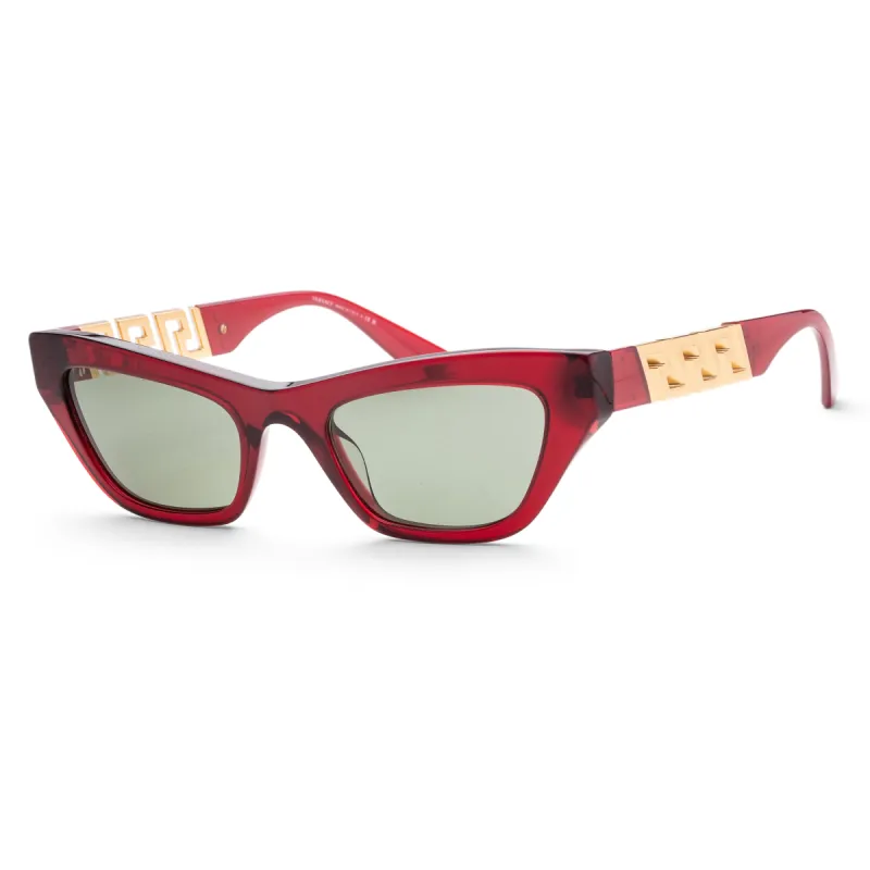Versace Women's Fashion 52mm Transparent Red Sunglasses sold by Ruumur