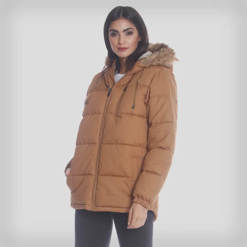 Members Only Women's Cotton Puffer Oversized Jacket sold by Ruumur