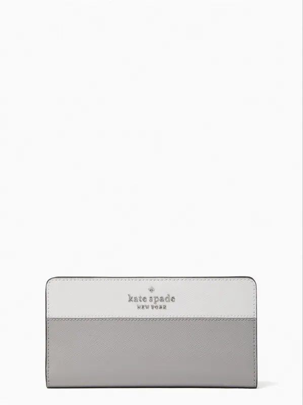Kate Spade Bicolor Colorblock Large Slim Bifold Wallet sold by Ruumur