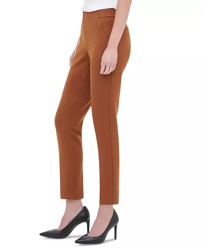 Calvin Klein Women's Pull-On Ankle Pants Brown Size 16 sold by Ruumur product image thumbnail 3