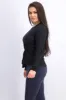 Rachel Roy Women's Val Knot-Front Top Black Size Extra Large sold by Ruumur