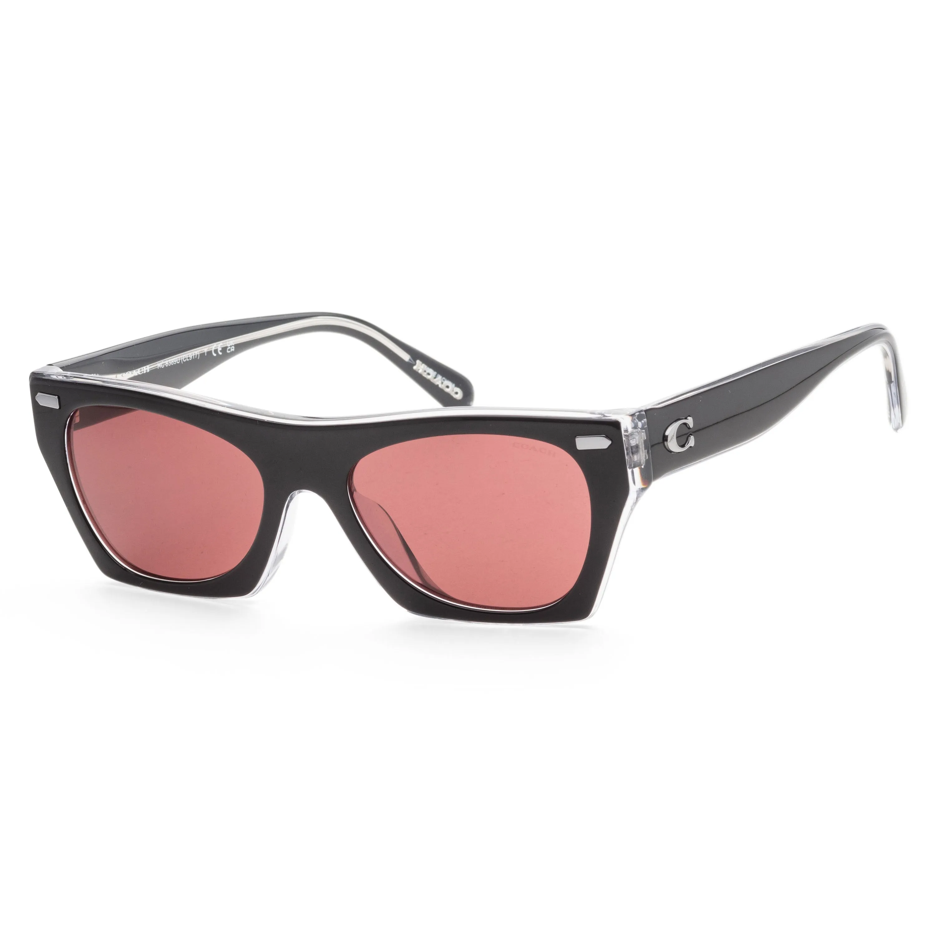 Coach Women's 52mm Black / Clear Sunglasses HC8389U-572875-52 sold by Ruumur