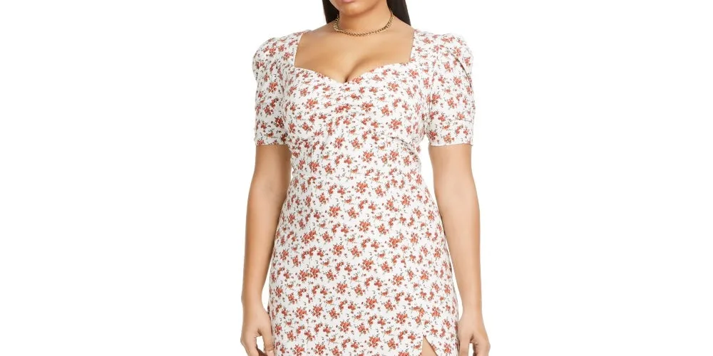 Danielle Bernstein Women's Plus Woven Floral Maxi Dress White Size 20W sold by Ruumur product image thumbnail 2