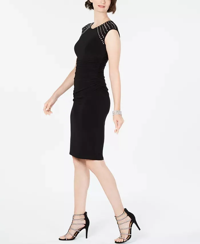 Jessica Howard Women's Embellished Sheath Dress Black Size 6 sold by Ruumur product image thumbnail 3