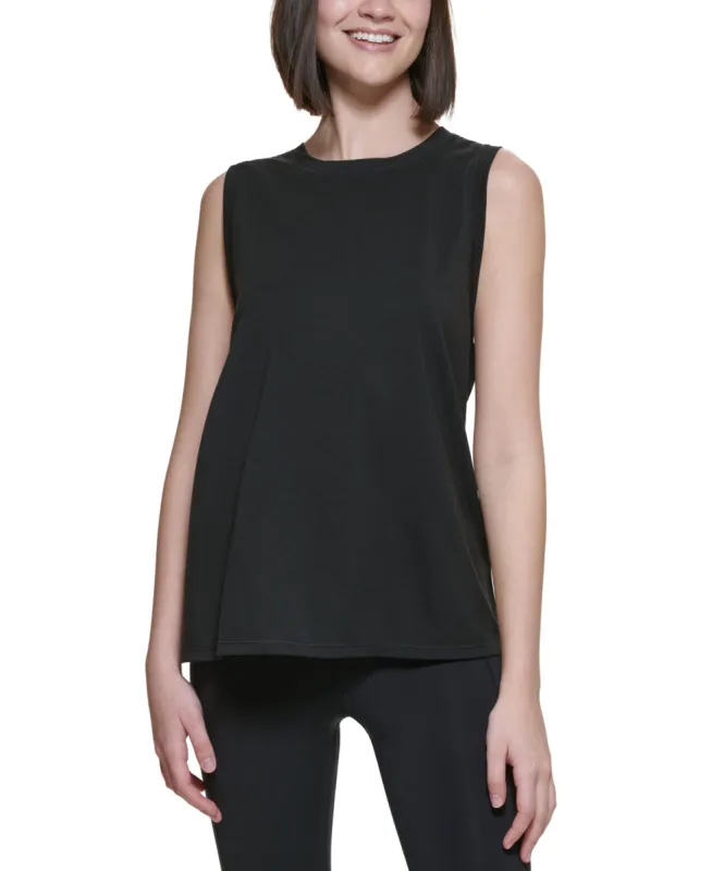 Calvin Klein Women's Dropped Armhole Tank Top Black Size Large sold by Ruumur