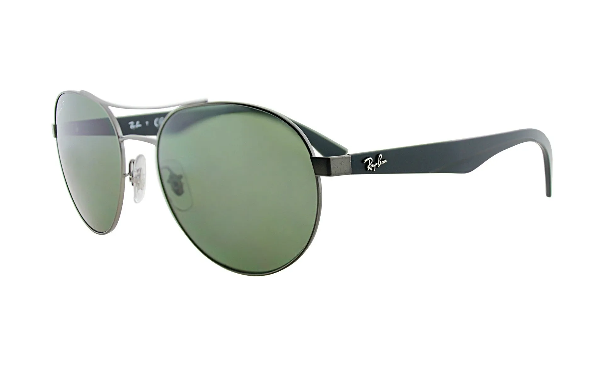 Ray Ban Gunmetal ; Black Sunglasses with Green Classic Lenses-RB_3536_029/9A_55mm sold by Ruumur product image thumbnail 2