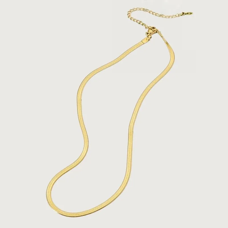 3MM Elegant Chain Necklace sold by Ruumur product image thumbnail 4