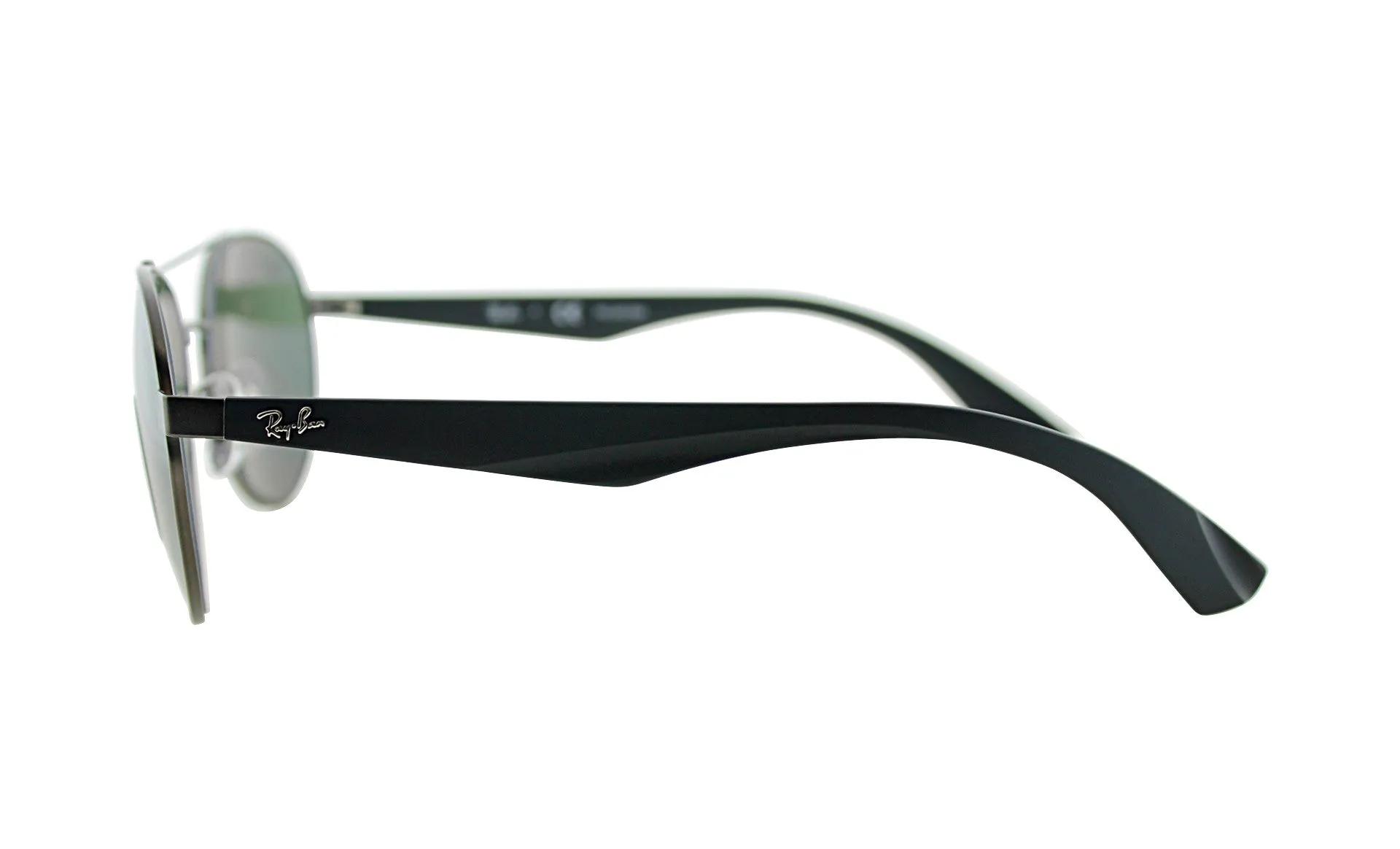 Ray Ban Gunmetal ; Black Sunglasses with Green Classic Lenses-RB_3536_029/9A_55mm sold by Ruumur product image thumbnail 3