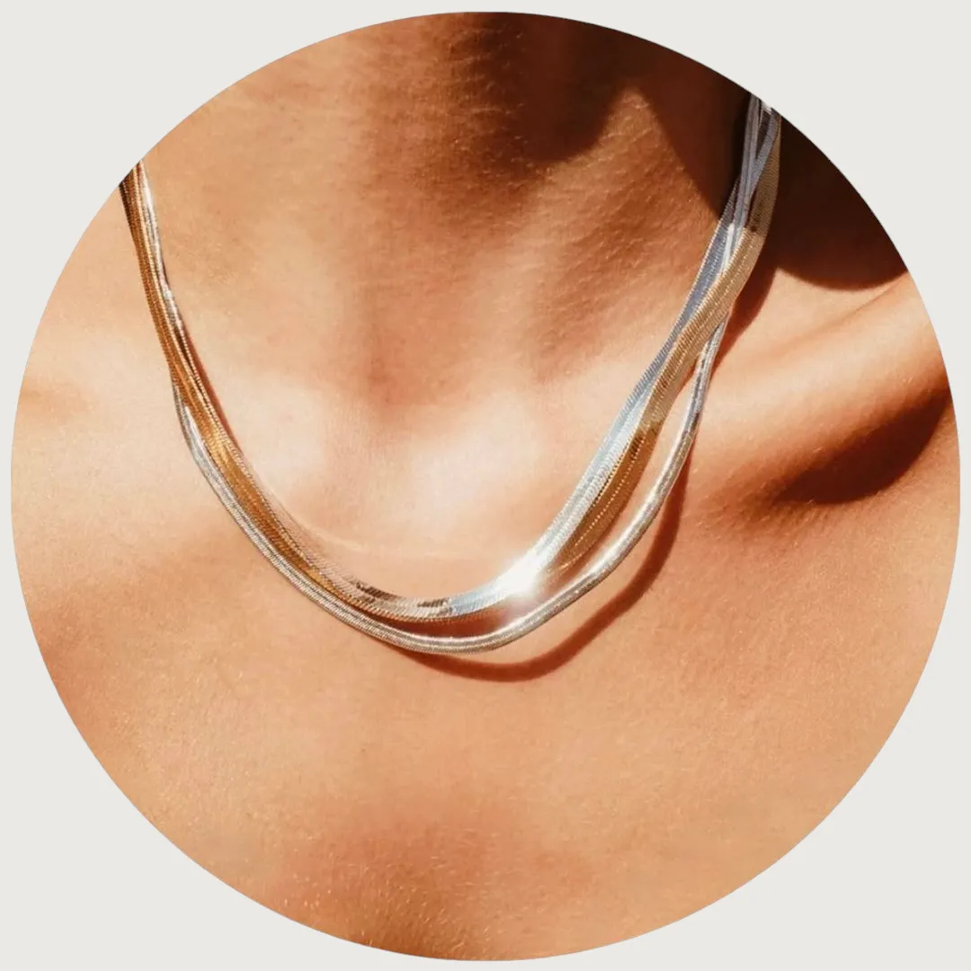 3MM Elegant Chain Necklace sold by Ruumur product image thumbnail 3