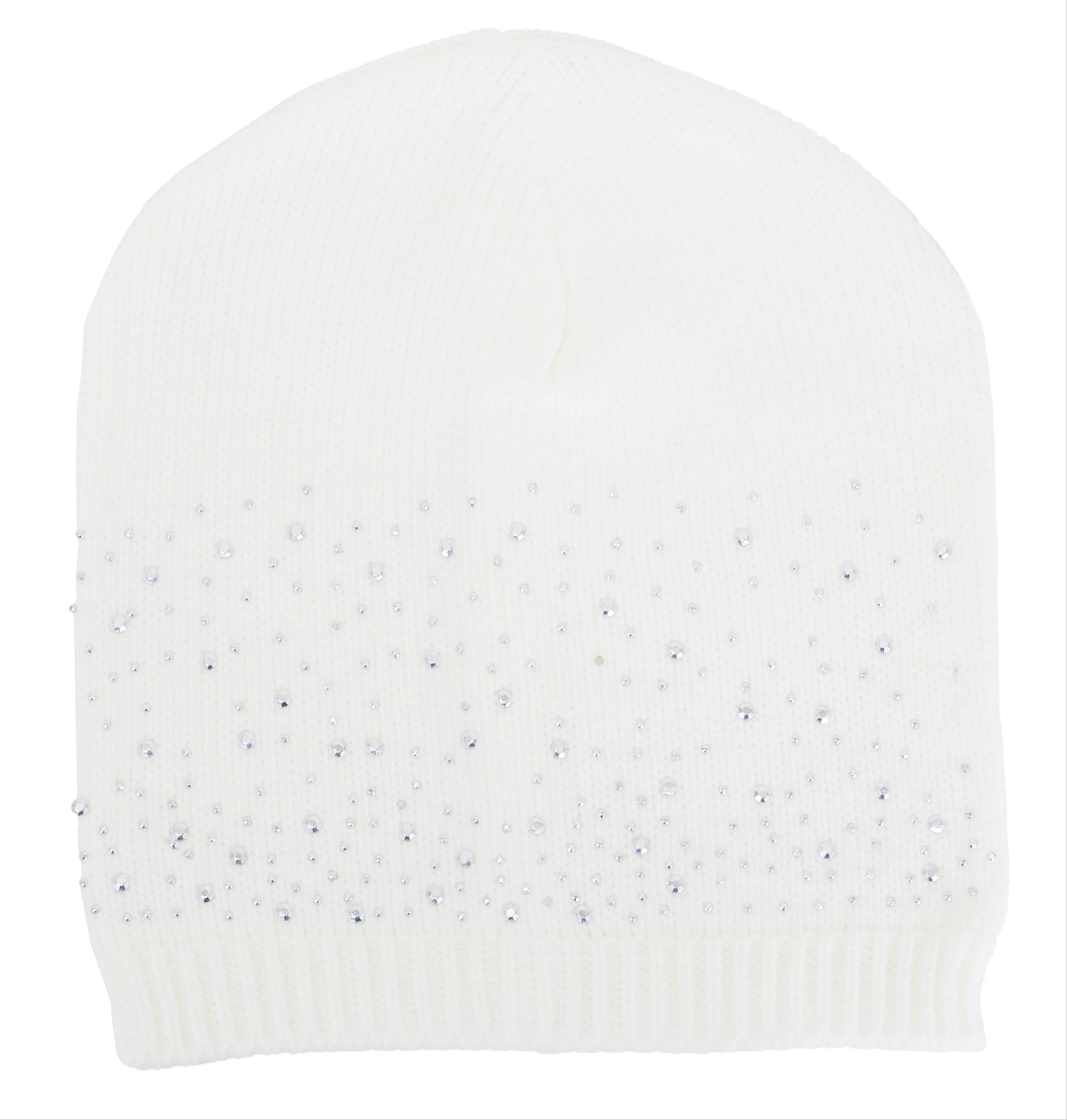 Rebecca and Rifka Knitted Galaxy Stone-Detailed Beanie(BW-102-IV) sold by Ruumur product image thumbnail 2