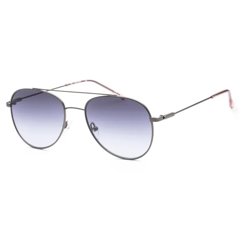 Calvin Klein Women's Fashion 55mm Matte Gunmetal Sunglasses sold by Ruumur