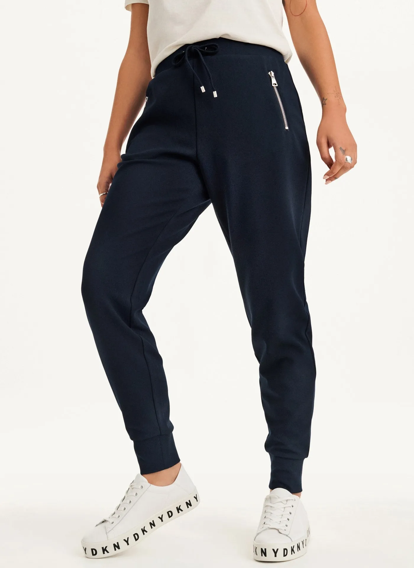 DKNY Women's Pull on Joggers Blue Size X-Small sold by Ruumur