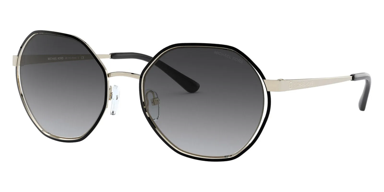 Michael Kors Women's 57mm Light Gold and Black Sunglasses MK1072-10148G-57 sold by Ruumur