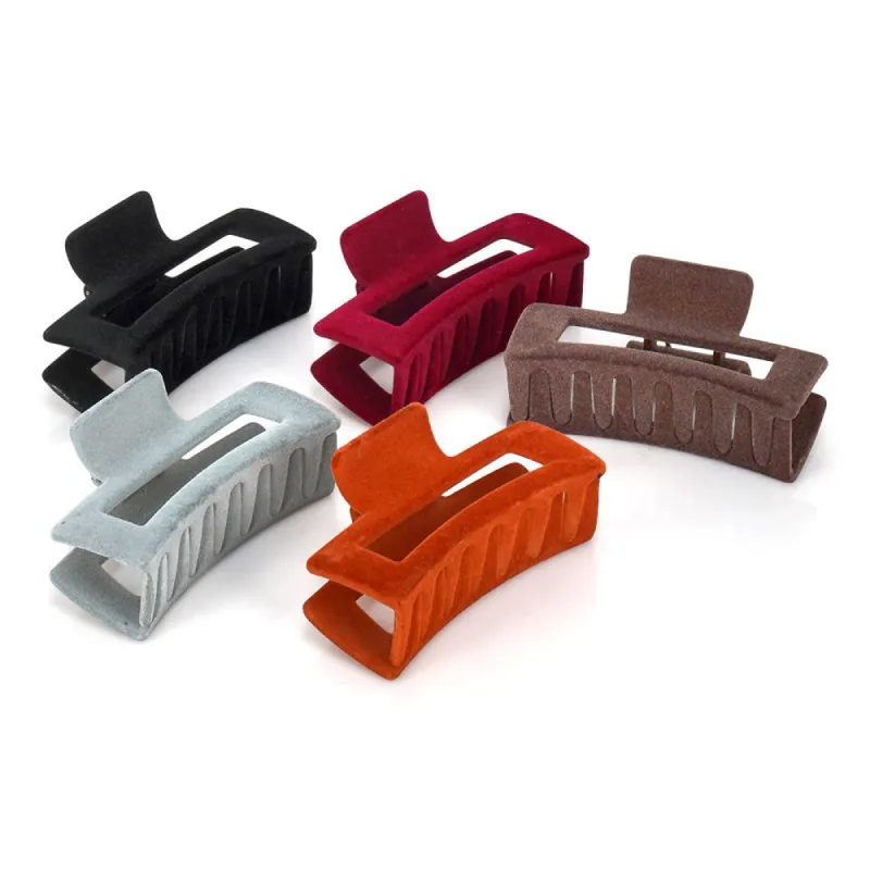 VELVET RECTANGULAR CLAWS 6 PCS BUNDLE made by Ruumur