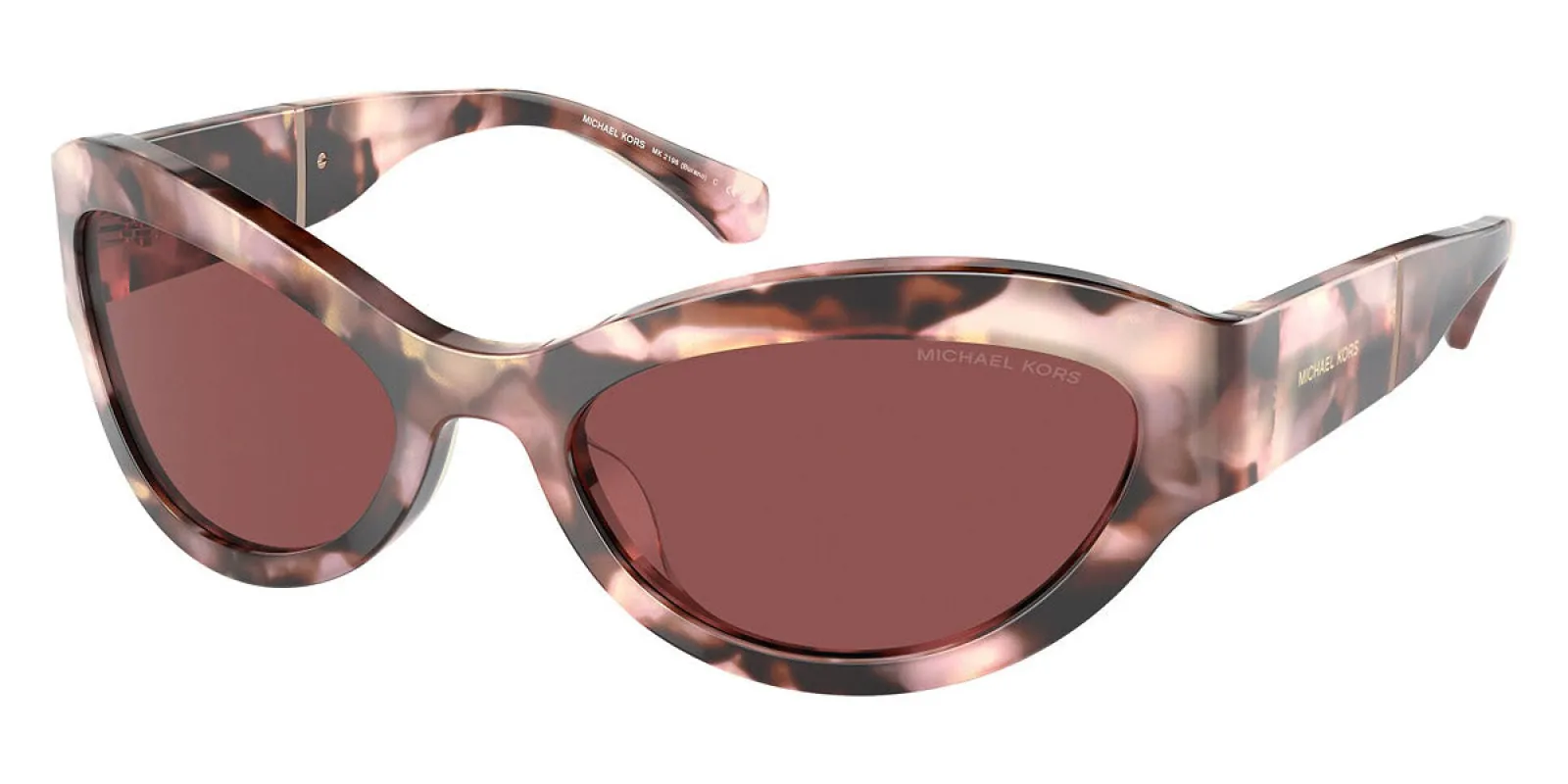 Michael Kors Women's 59mm Pink Pearlized Tortoise Sunglasses MK2198-394675-59 sold by Ruumur
