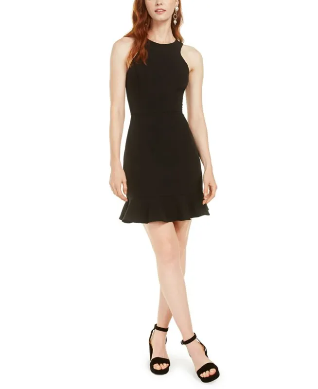 19 Cooper Women's Lace Back Flounce Dress Black Size Large sold by Ruumur